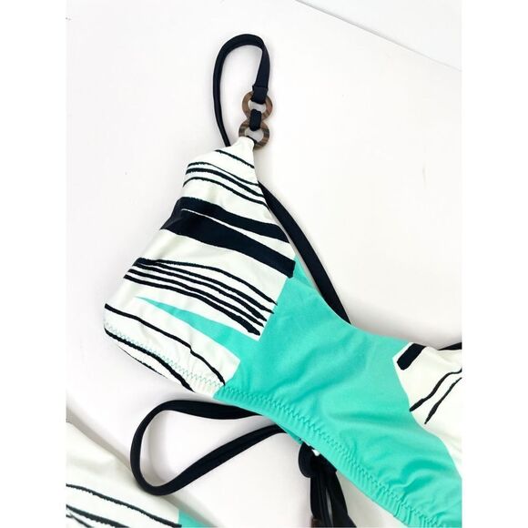 Trina Turk COPACABANA Bikini Set Top and Bottoms Size S - Picture 4 of 14